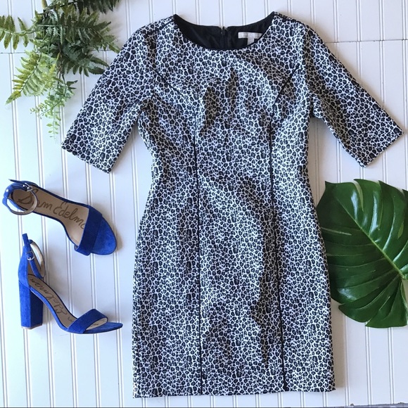 Banana Republic Dresses & Skirts - Banana republic dress animal print grey black petite